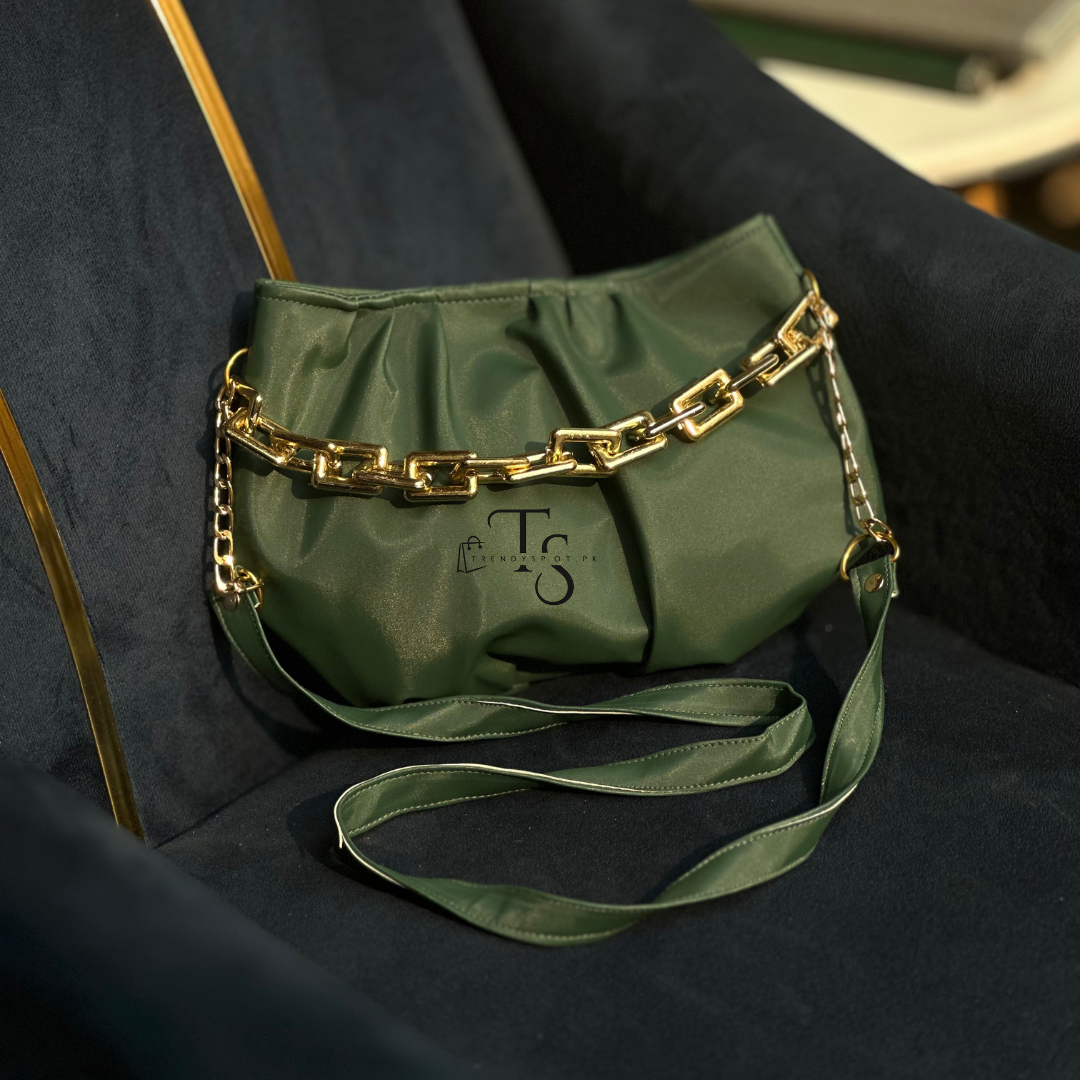PLEATED GREEN - Trendyspot.pk