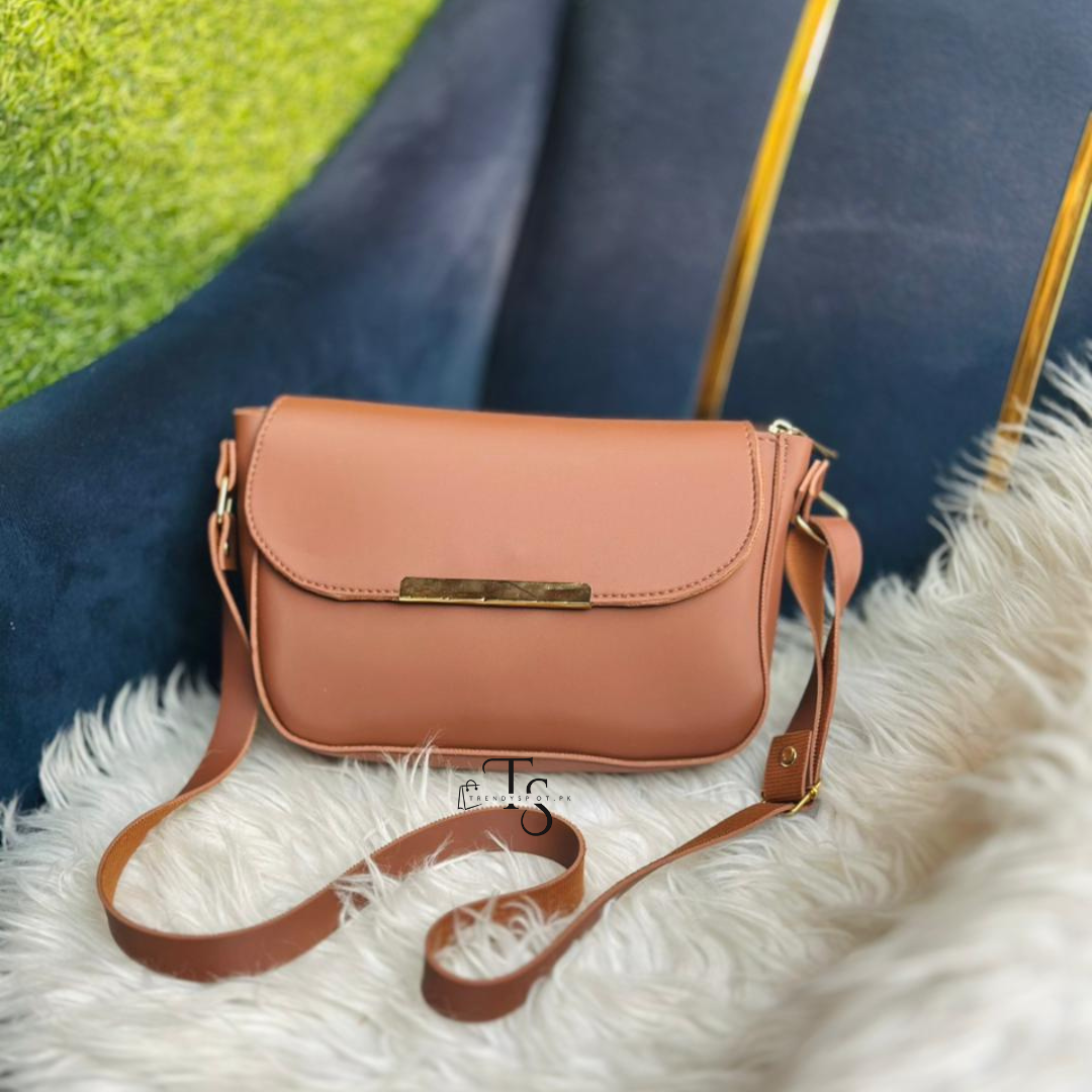 FLAP STRAIGHT BROWN - Trendyspot.pk