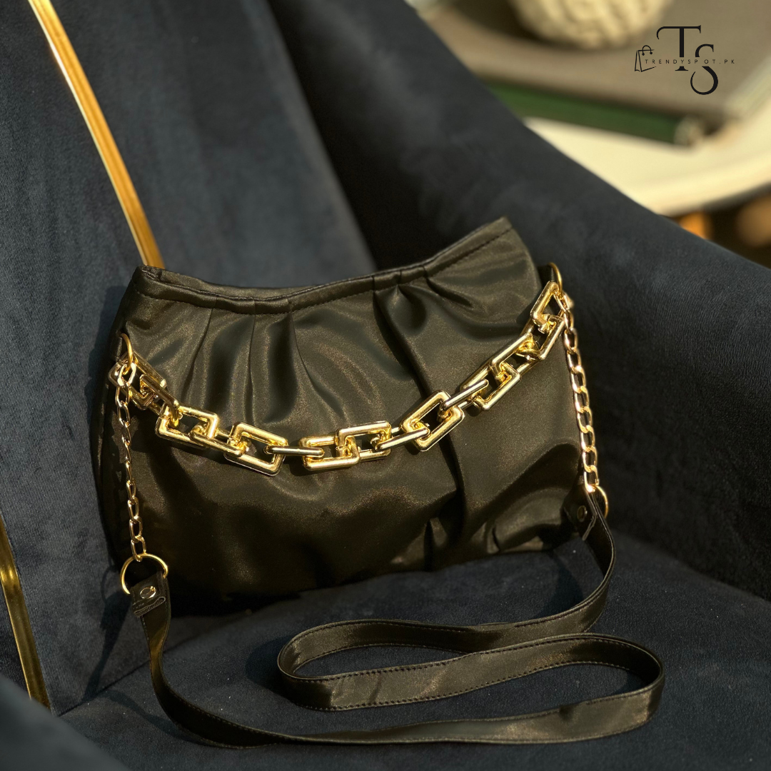 PLEATED BLACK - Trendyspot.pk