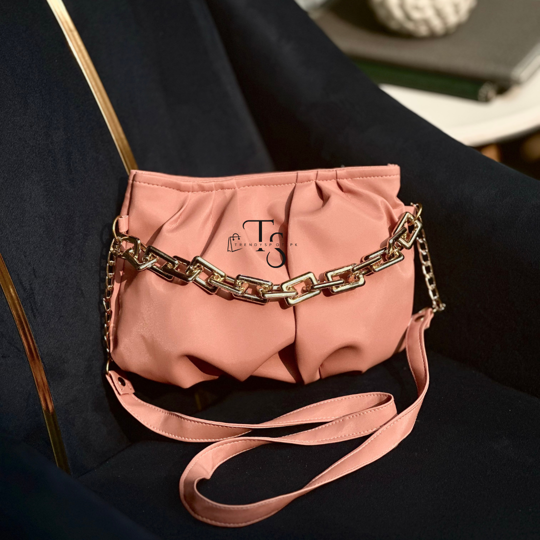 PLEATED PINK - Trendyspot.pk