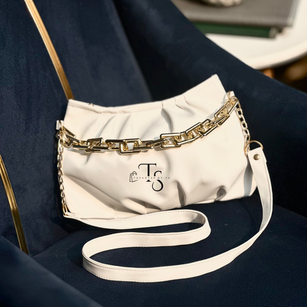 PLEATED WHITE - Trendyspot.pk