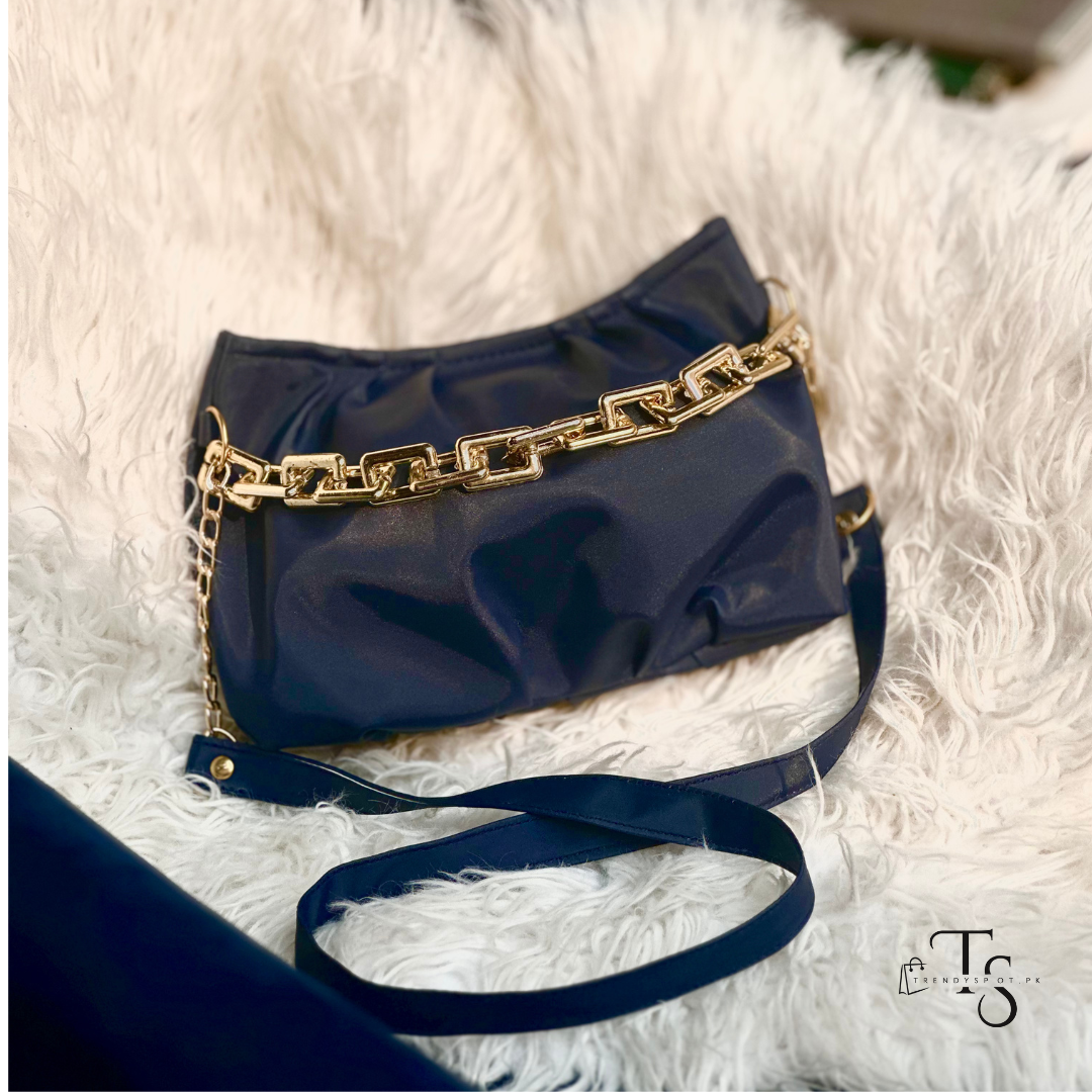 PLEATED BLUE - Trendyspot.pk